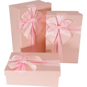 Geschenkbox aus Karton 11033869, 3er-Set