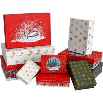 Geschenkbox aus Karton 18108161, 10er-Set