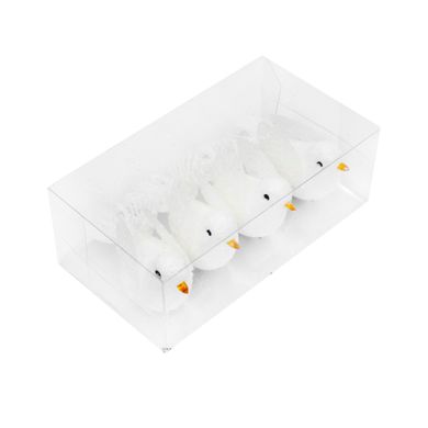 Deko-Vögel-Set 39332, 4er-Pack