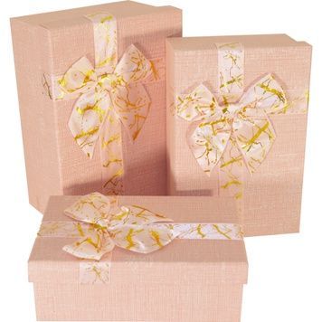 Geschenkbox aus Karton 11034026, 3er-Set