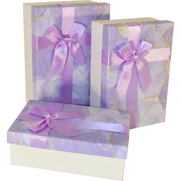 Dekorativer Geschenkkarton 11034309, Set &agrave; 3 St&uuml;ck.