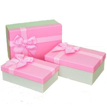 Geschenkbox aus Karton 11033762, 3er-Set