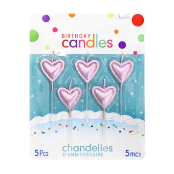 Set of candles 38354, 5 pcs.