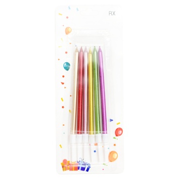 Set of colorful candles 61160 , 6 pcs.