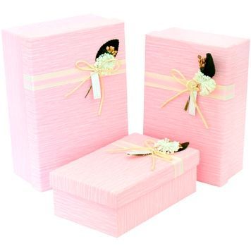 Geschenkbox aus Karton 11031072, 3er-Set