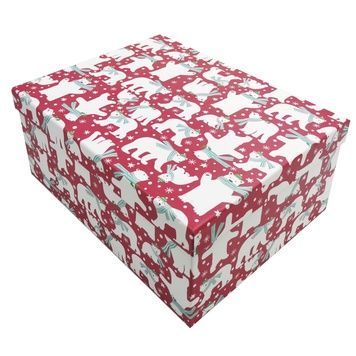 Dekorativer Geschenkkarton 14105412, Set &agrave; 10 St&uuml;ck.