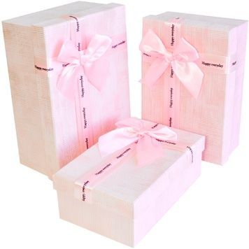 Geschenkbox aus Karton 11037769, 3er-Set