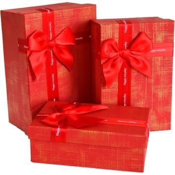 Geschenkbox aus Karton 11037806, 3er-Set